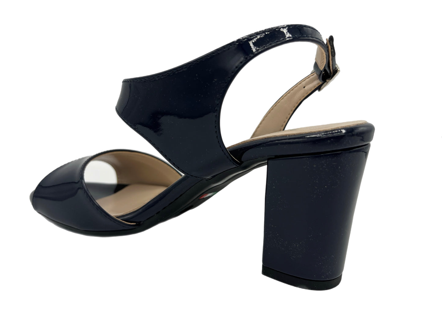 MMconfort Donna Scarpe Sandalo con Tacco Cerimonia 6012 Blu